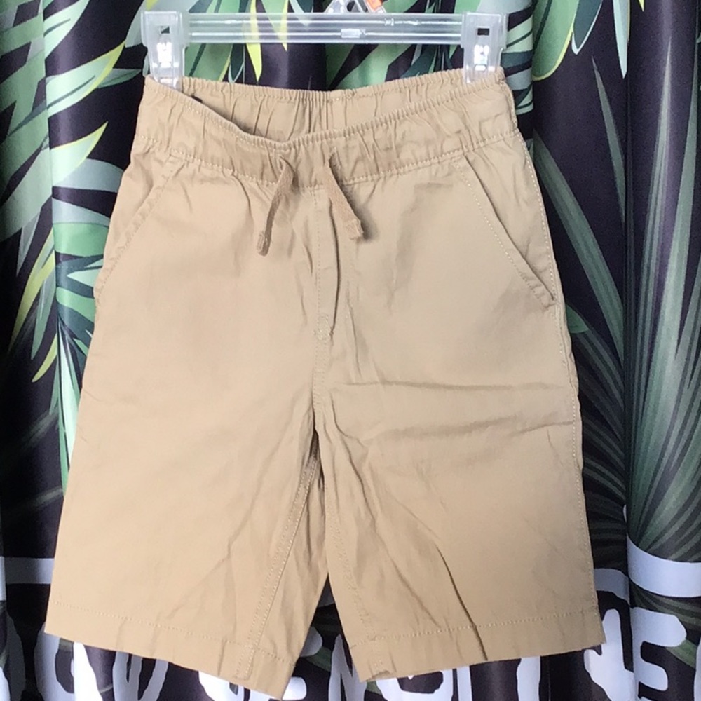 Place Tan Flat Front Shorts Relaxed Fit